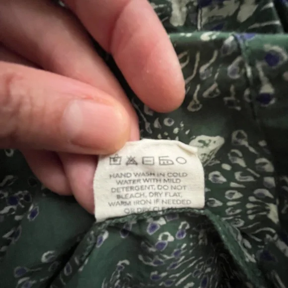 Mirth Belem Top in Green Peacock, size L - Picture 4 of 4